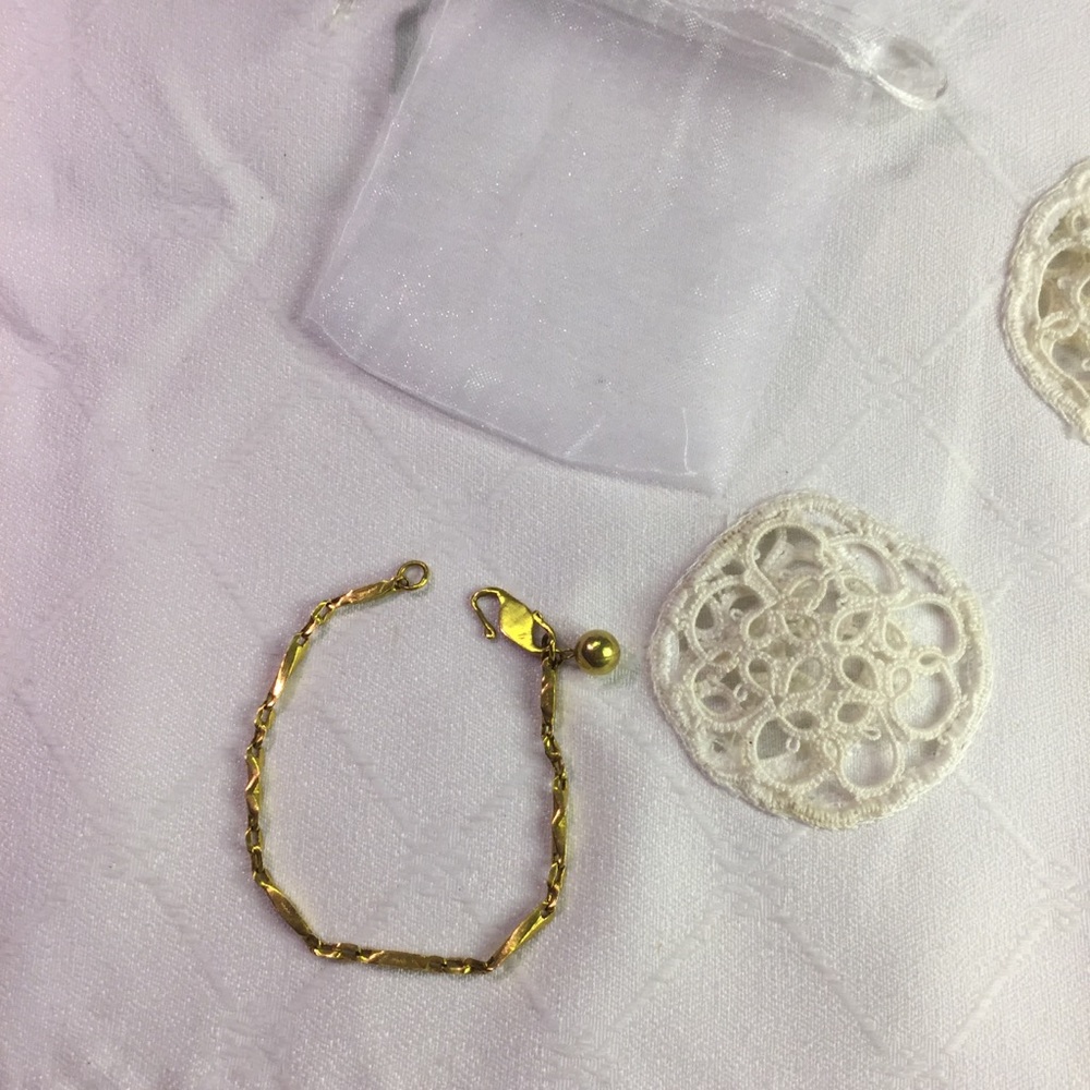 ANTIQUE 24k SOLID YELLOW GOLD BRACELET 🌸TV🌸6K